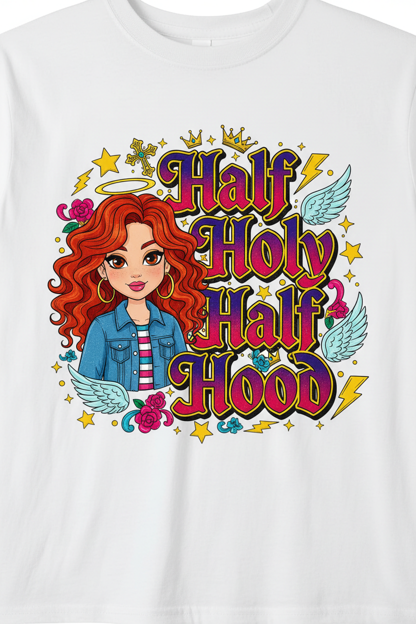 Half Holy Half Hood T-Shirt